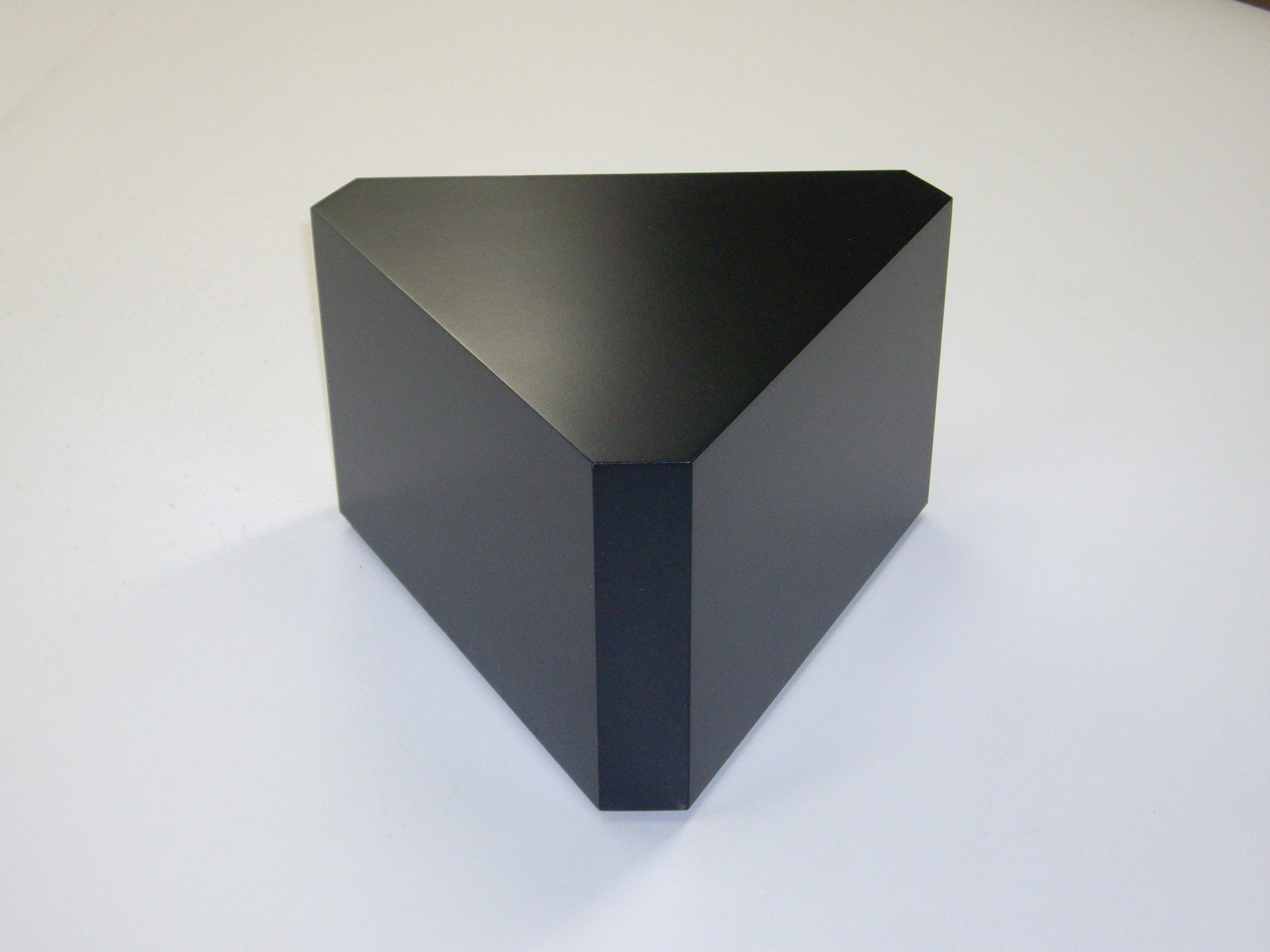 Black Laminate Hexagonal Pedestal