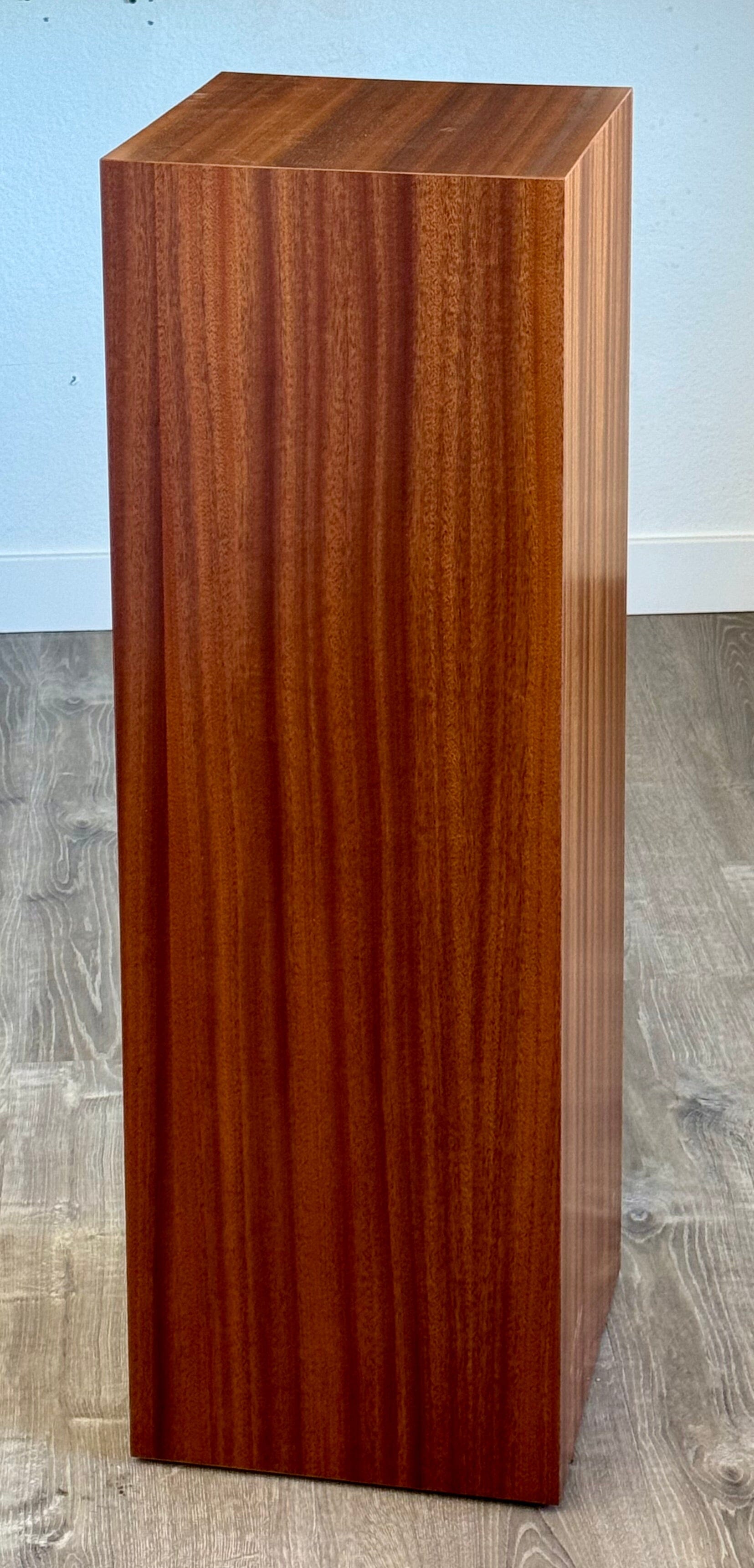 Mahogany Pedestal (real wood veneer) – Pedestal Source