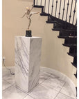 Calcutta Marble Laminate Pedestal – Pedestal Source