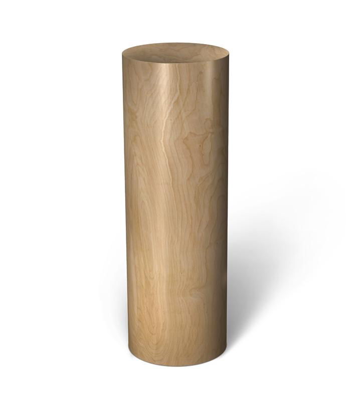 Cherry Cylinder Pedestal (real wood veneer) 12" dia 12" – Pedestal Source