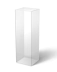 Clear Acrylic Pedestal 11-1/2" x 11-1/2" 12" – Pedestal Source