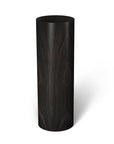 Ebonized Walnut Cylinder Pedestal (real wood veneer) 12" dia 12" – Pedestal Source