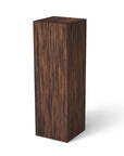 Macassar Ebony Reconstituted Veneer (real wood veneer) 11-1/2" x 11-1/2" 12" – Pedestal Source