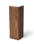 Walnut Pedestal (real wood veneer) 11-1/2" x 11-1/2" 12" Ambient Light – Pedestal Source